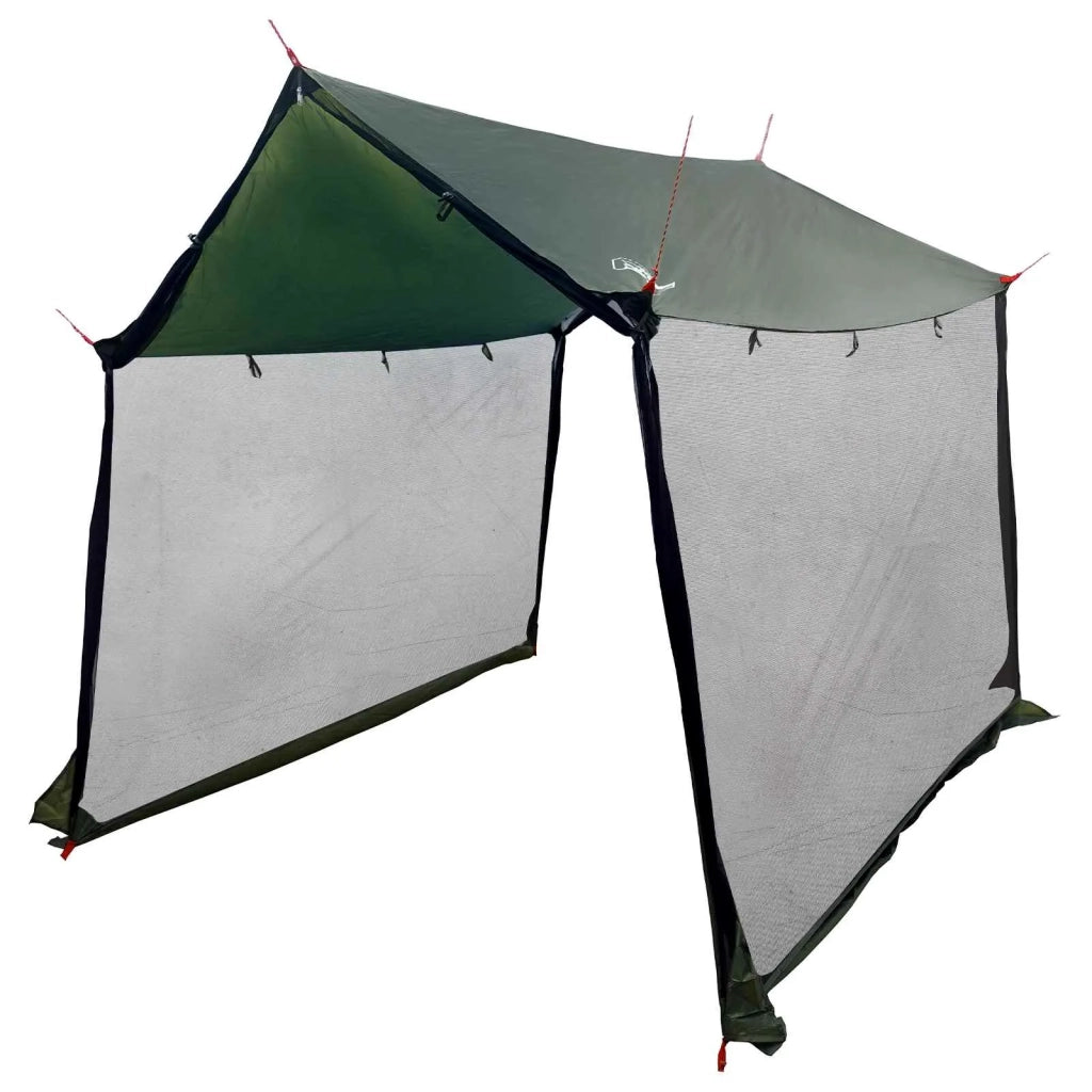 Telo da campeggio con pareti in rete Verde militare 42028570