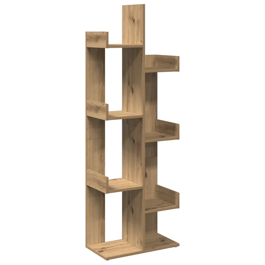 Libreria Rovere Artigianale 48x25,5x140 cm Legno Multistrato 856695