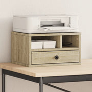 vidaXL Supporto Stampante Rovere Sonoma 40x32x22,5cm Legno Multistrato