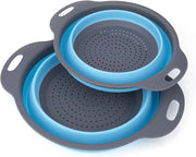 Vergiairatore pieghevole - pastafix silicurico - 2 pezzi - blu