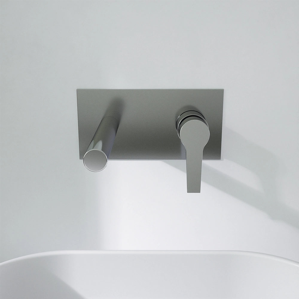 Set miscelatore lavabo ad incasso e bidet senza scarico cromato | Sophia
