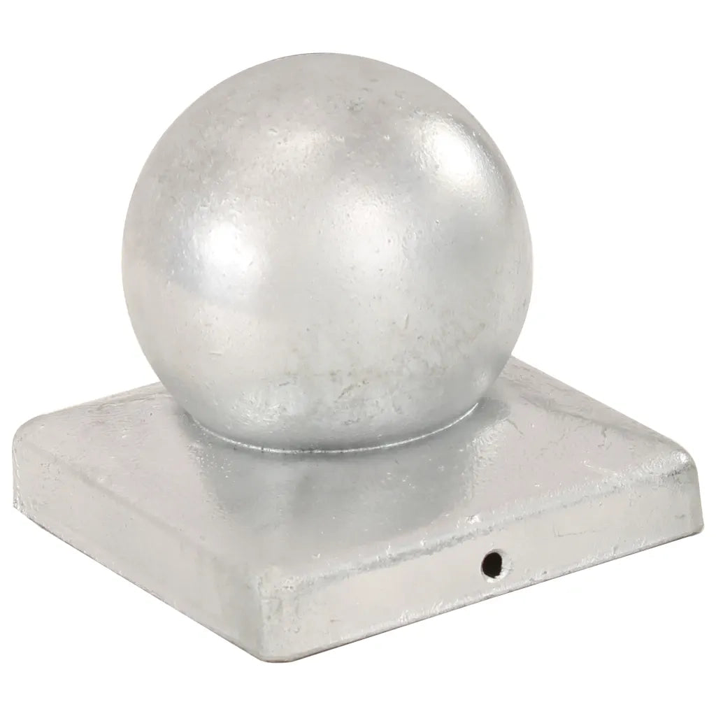 Tappi Pali 6 pz Estremità a Globo in Metallo Zincato 101x101 mm 145500