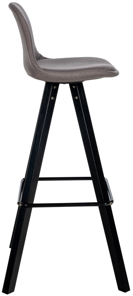 Barhocker Corbin Stoff Square schwarz