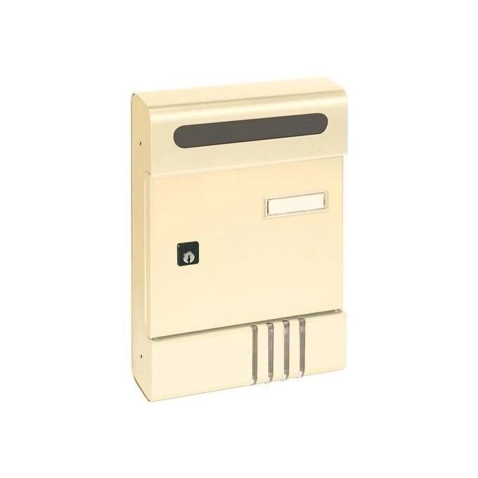 Alubox 65029 Serie SE Cassetta Postale in Alluminio Componibile per Esterno colore Avorio