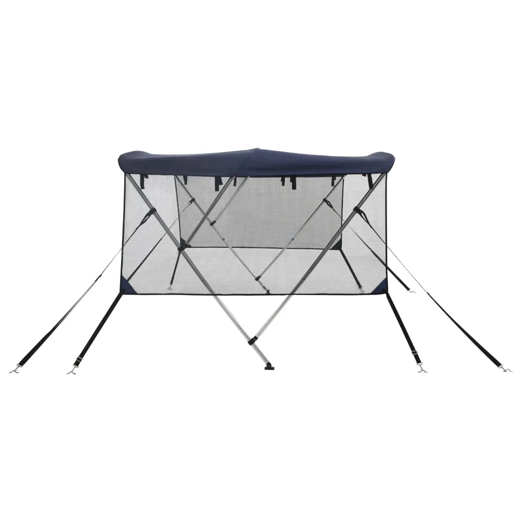 Bimini di Prua Pareti Laterali Rete 3 Archi 183x(137-152)x137cm