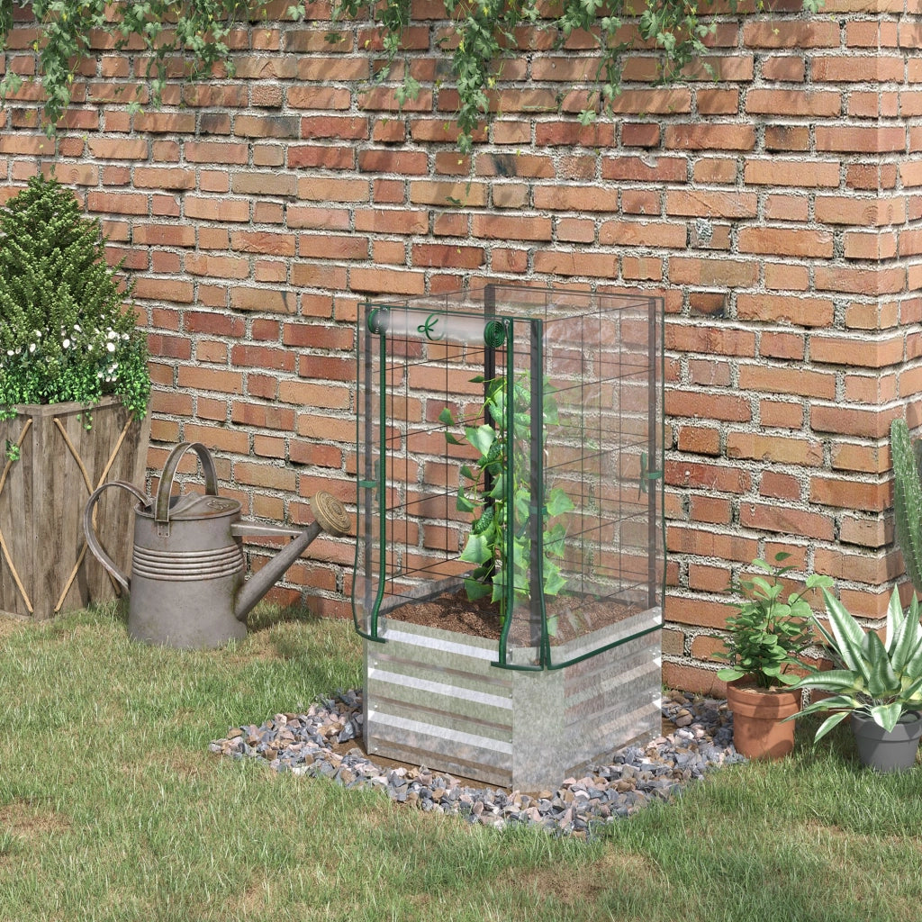 Set Giardino Orto 3 Pezzi ¨C zephmum ¨C Verde 53x53x90 cm