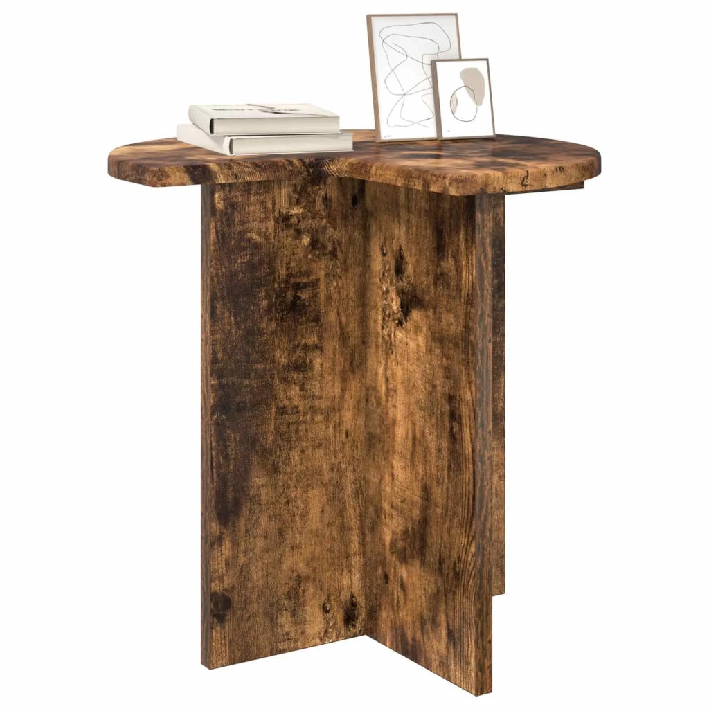Tavolo laterale Rovere Fumo Ø 39 x 38 cm Legno ingegnerizzato 8001089