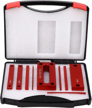 Blocco di misurazione di altezza 9 pezzi - Aluminio - Lavorazione del legno - Accessori per sega a tavola - Precisio - Resistente alla corrosione - Blocco di regolazione