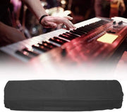 Custodia impermeabile per tastiera pianoforte, nera, idonea per pianoforti da 88 e 61 tasti