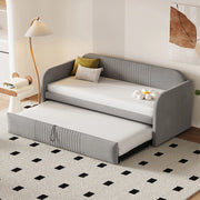 Divano letto estensibile - Xylo - 90/180x190 cm - Grigio chiaro