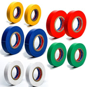 Trade Shop - Rotolo Nastro Pvc Isolante Isolato Colorato 0.13mmx17mmx20yds Alta Adesività -