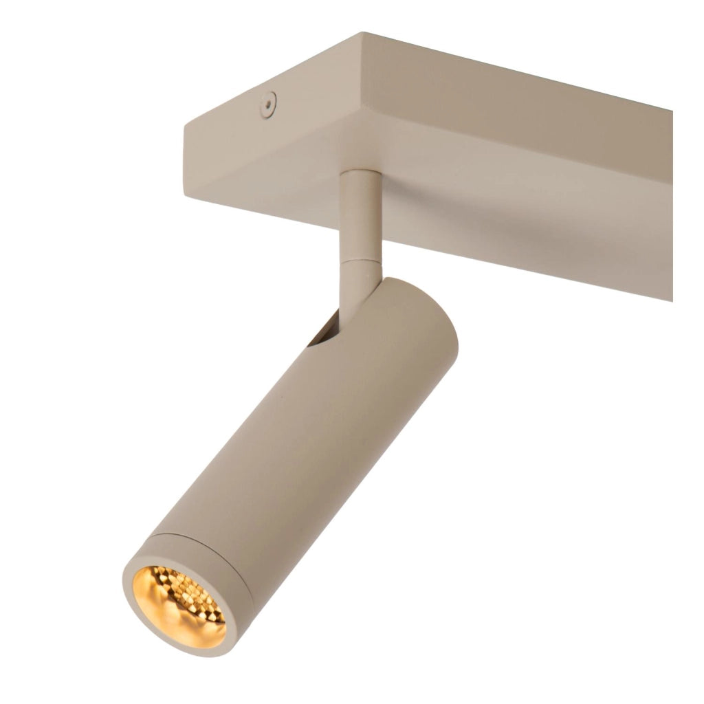 Faretto da soffitto rettangolare GRADO 2xMR11 taupe Lucide