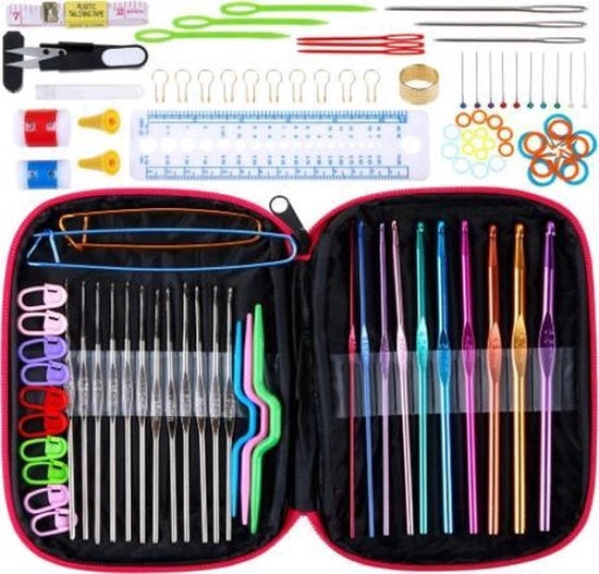 Set di 100 aghi da cucire per un hobby - Set di cucito per principianti - Set di cucito per esperti.