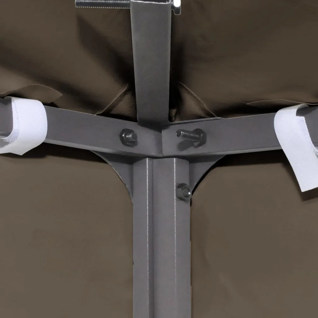 Copertura Superiore per Gazebo 310 g/m² 3x3m Grigio Talpa 46619