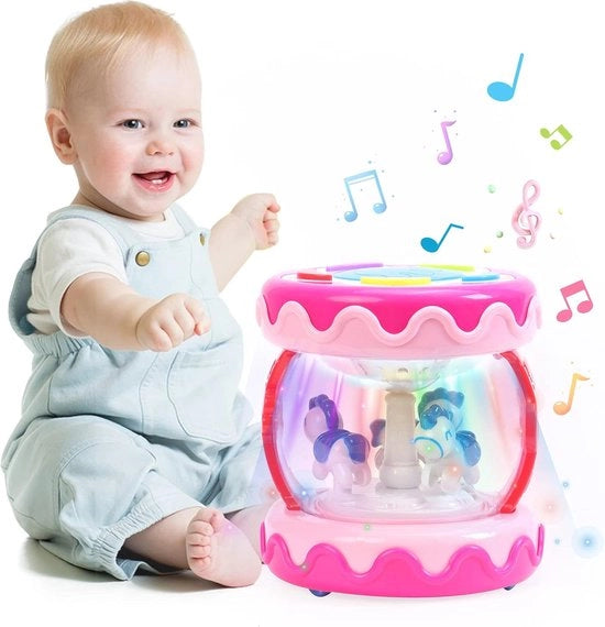 Giocattolo Educativo per Bambini con Proiettore a Rotazione e Luci Colorate