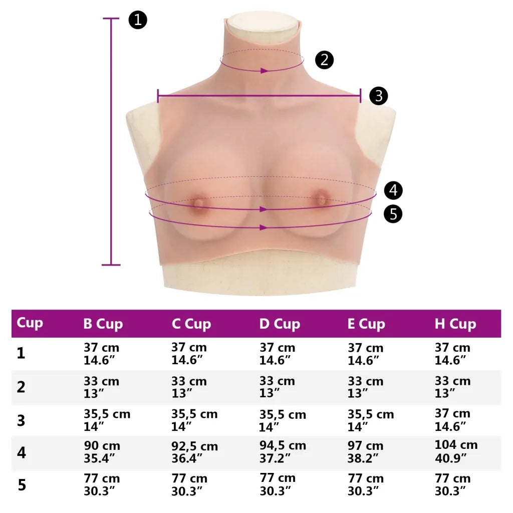 Corpetto in Silicone Naturale Coppa B CFW8665978