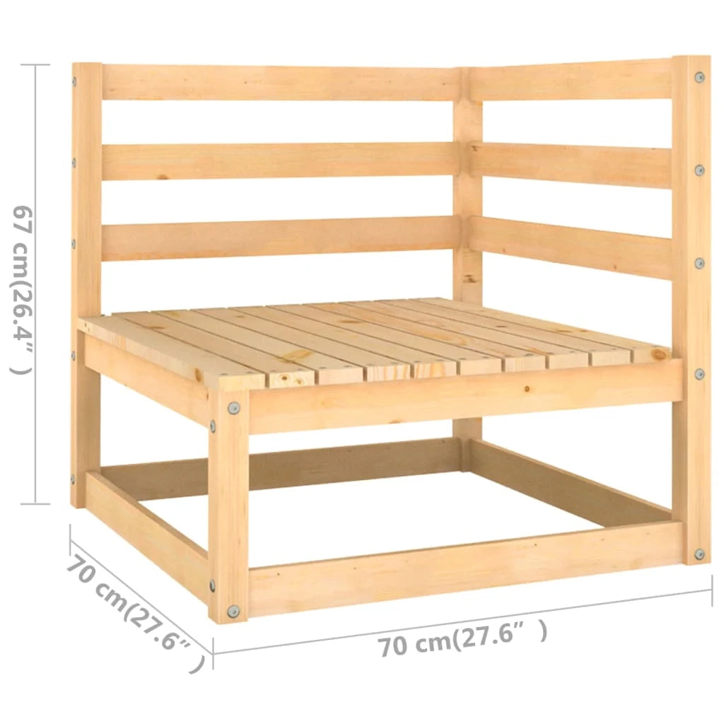 Set di mobili da giardino mobili da esterno 4 pezzi con cuscini legno di pino massiccio 02_0016108