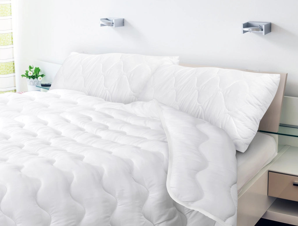 AIO FACTORY Piumino 200x200 cm Cuscino in silicone microfibra anallergico