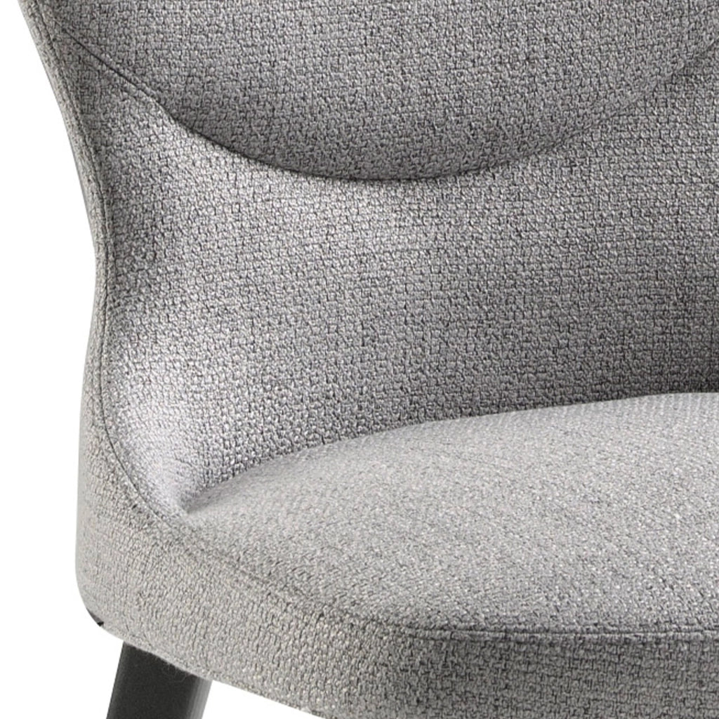 Sedia in tessuto grigio