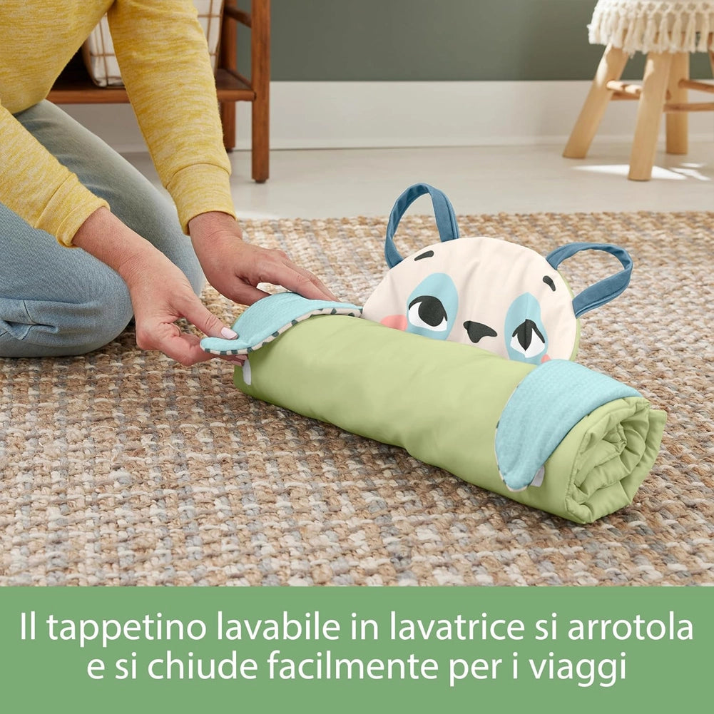 Fisher-Price Amici del Pianeta Tappetino Panda Gioco Specchietto Idea Regalo