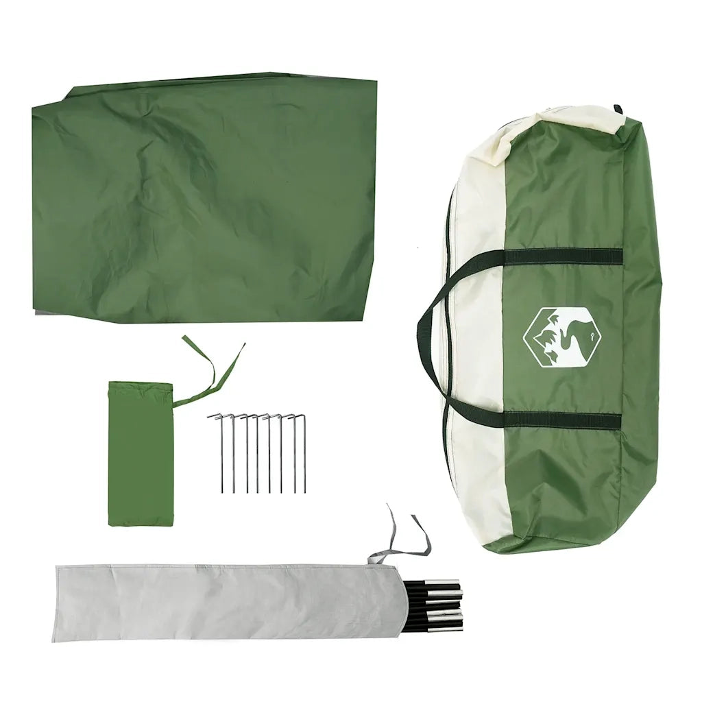 Telone da Campeggio Verde 430x380x210 cm Impermeabile 94682