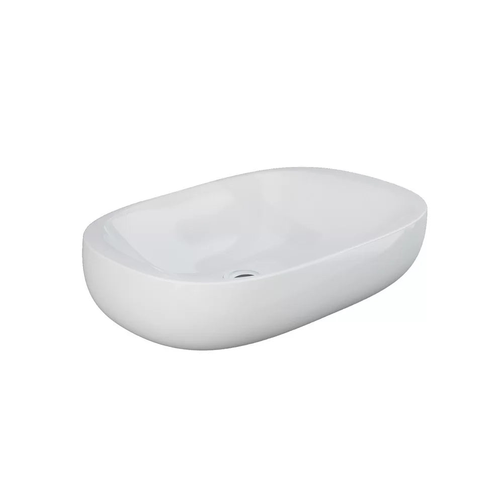 Lavabo da appoggio 60 cm serie illusion ovale