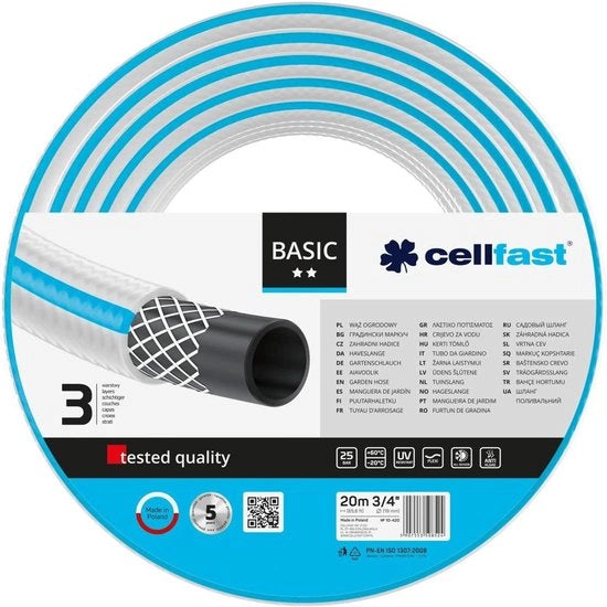 Serpentino flessibile a 3 tubi rinforzato con filo di alta qualità resistente ai raggi UV 20m 10-420 Serpentina di rimpiazzo per acqua
