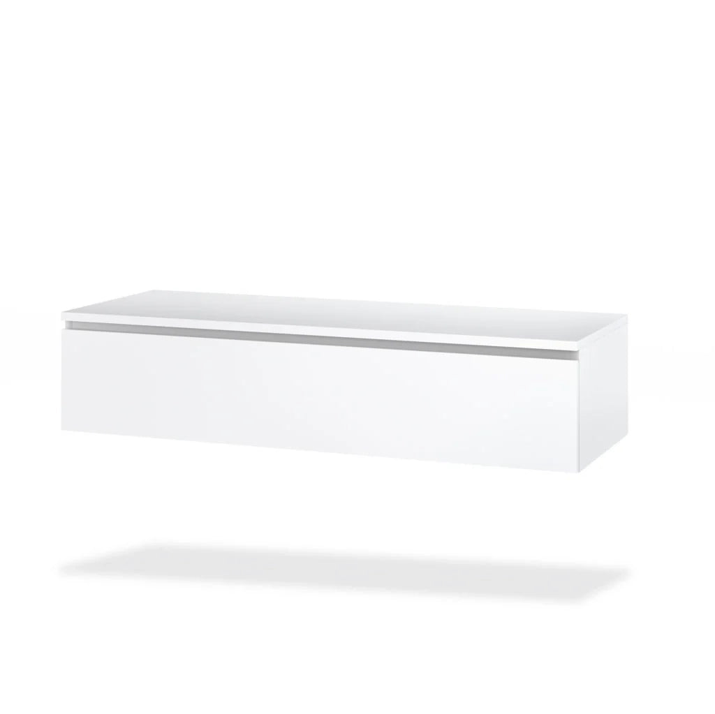 Composizione doppio lavabo 7 pezzi ASTRA  bianco
