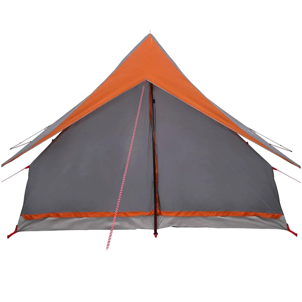 Tenda Familiare con tetto Grigio e arancione 315 x 286 x 200 cm 4100681