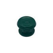 Pomolo fisso per porta SAGUATTI 876/80SB in alluminio verde lucido