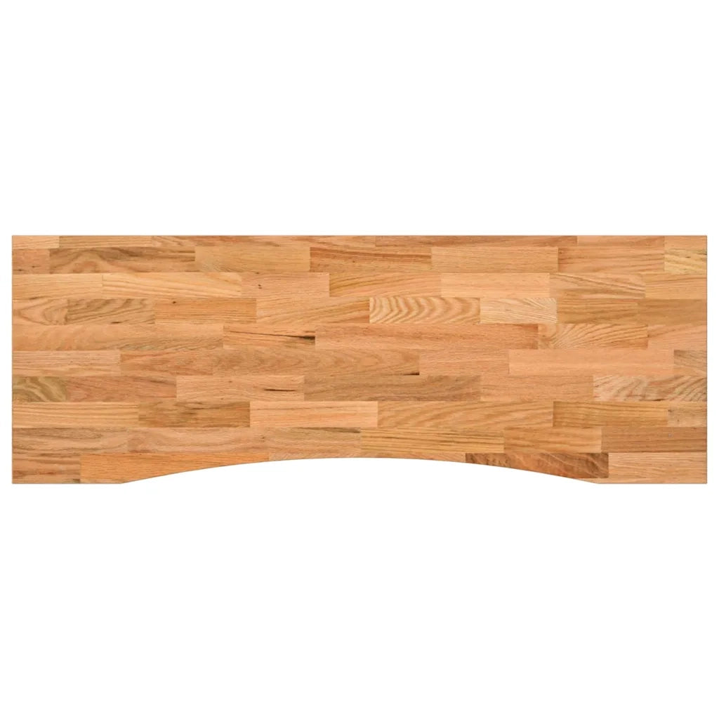 Piano Scrivania Marrone Chiaro 140x60x2,5 cm in Rovere Massello 4009025