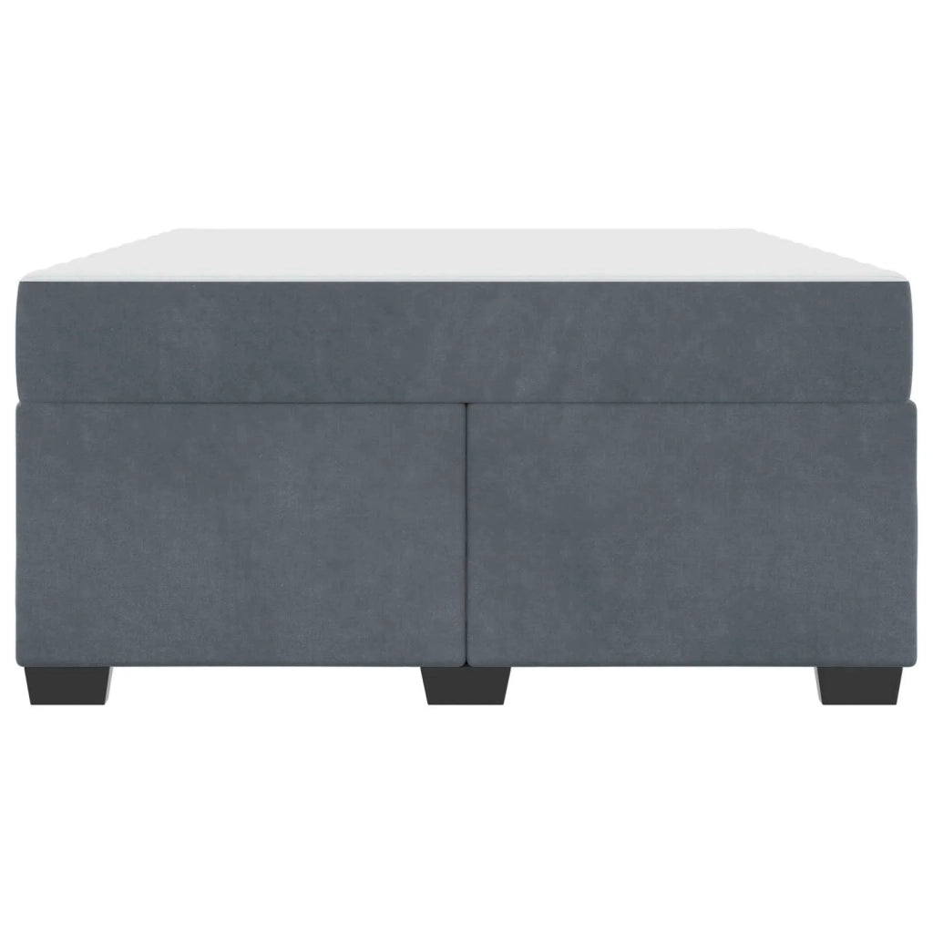 Struttura del letto Grigio scuro 160 x 200 cm Tessuto 3399297
