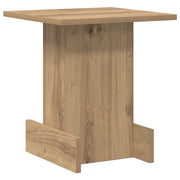 Tavolino | Tavolo laterale Rovere artigianale 35,5 x 35 x 40 cm Legno multistrato