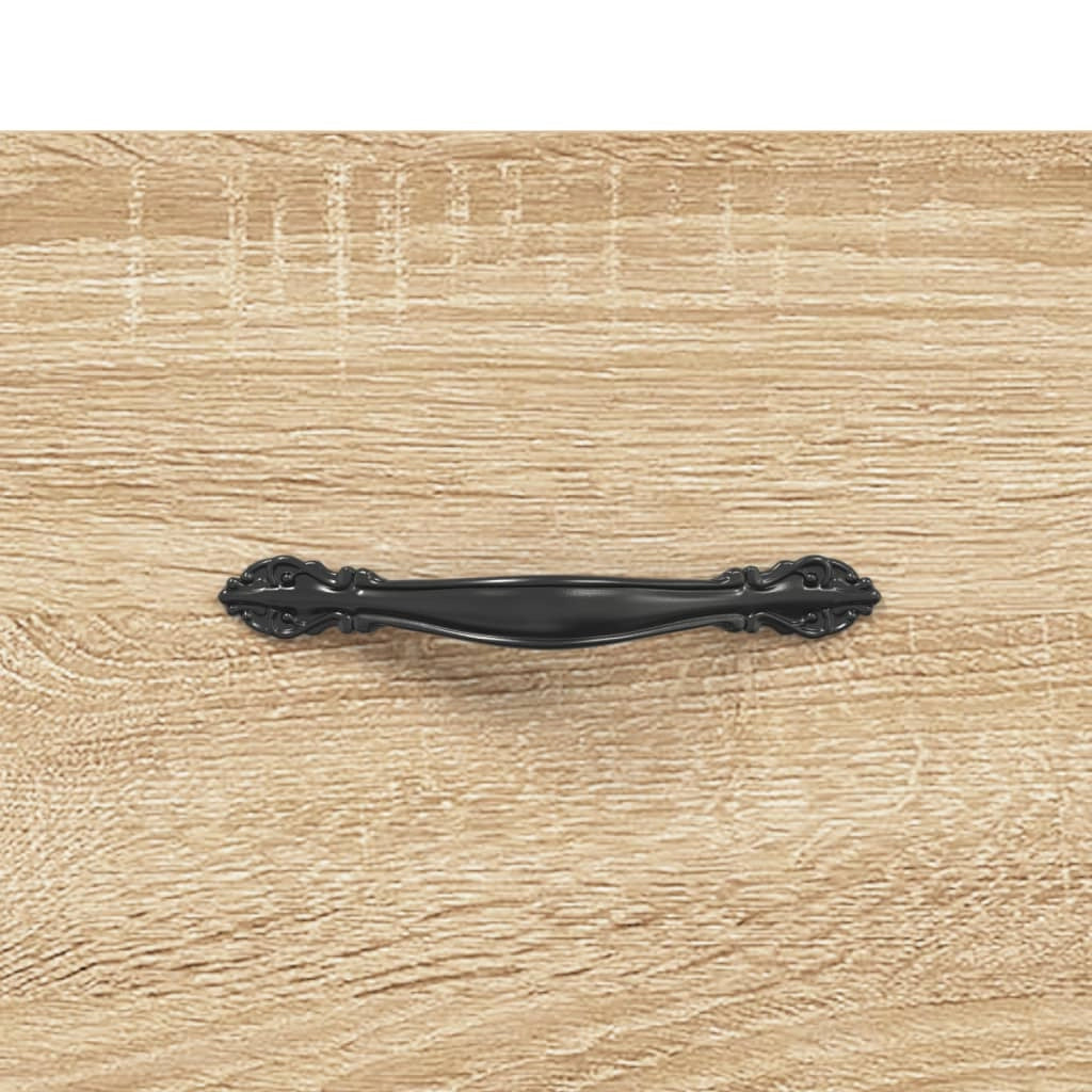 Buffet credenza cassettiera armadio mobile contenitore organizer cucina soggiorno salotto rovere Sonoma alto 69,5 x 34 x 180 cm legno ingegnerizzato marrone 02_0034112