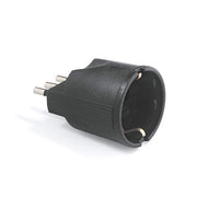 Adattatore Schuko nero