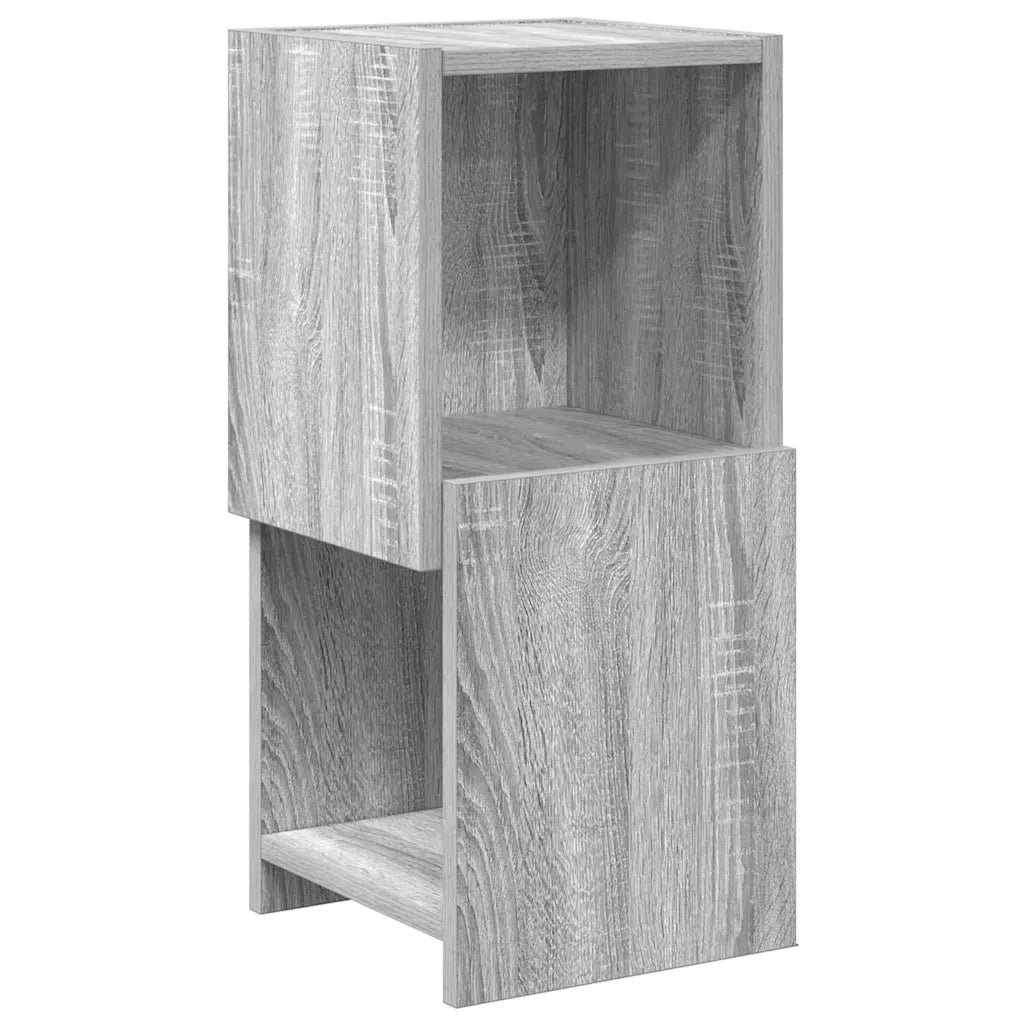 Mobile angolare Grigio Sonoma 25,5x25x55cm Legno multistrato 889826