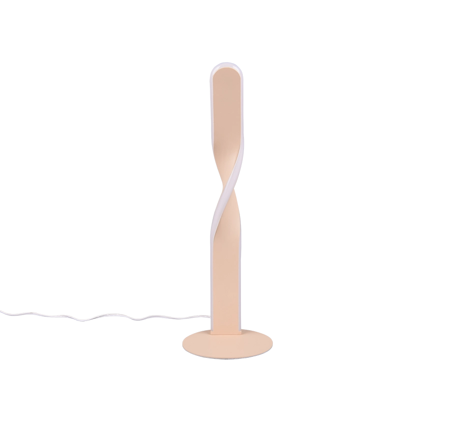 Lampada da tavolo LED, metallo, bianco, H 41 cm, Ginko