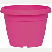 Vaso similcotto spazzolato diametro 22 colore fucsia