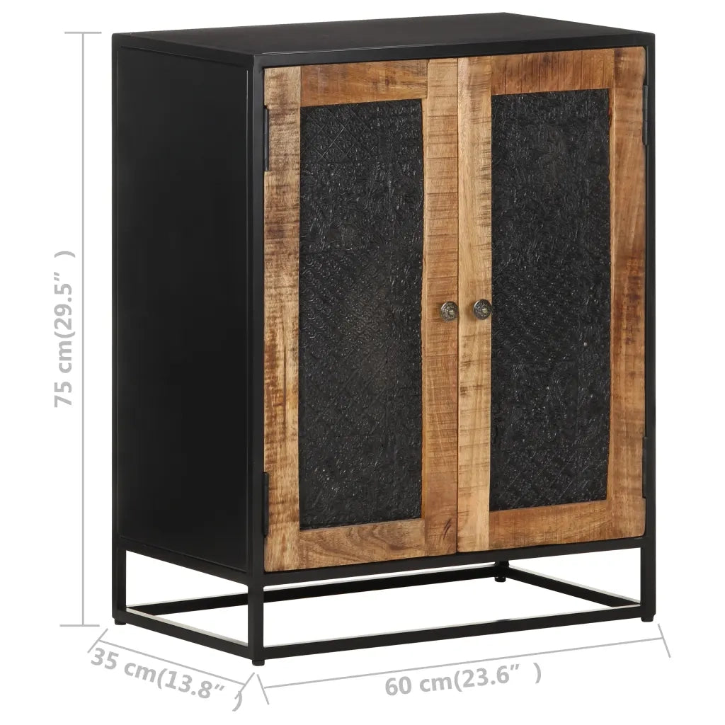 Credenza 60x35x75 cm in Legno Massello di Mango 323147