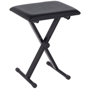 Sgabello per Pianoforte Regolabile ¨C Zephmum ¨C Pelle Sintetica 39x29x37-47 cm Nero