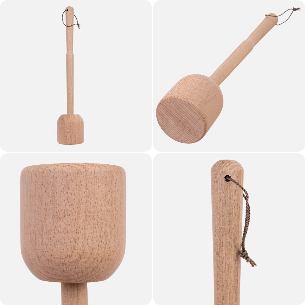 KADAX Schiaccia-crauti in legno per fermentazione, 41 cm