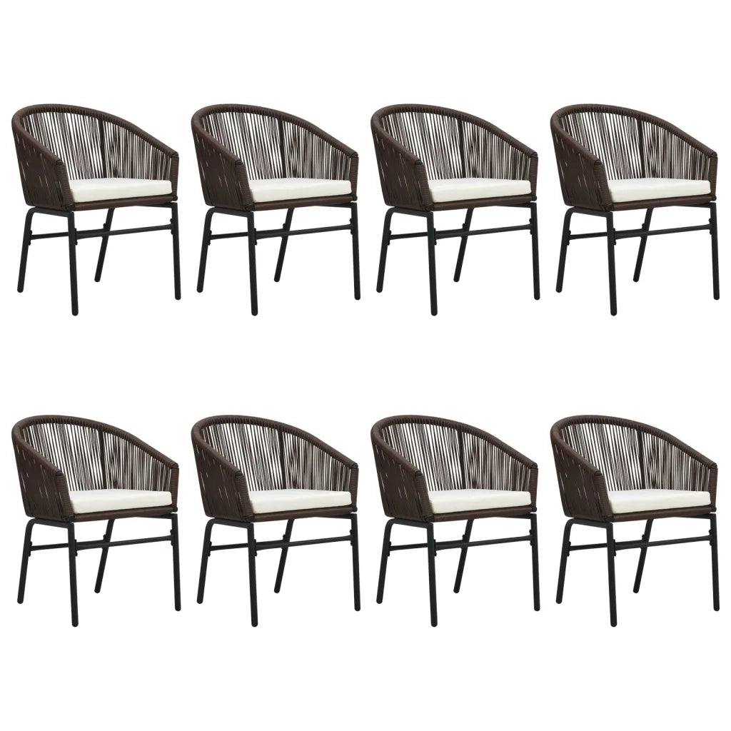 Set da Pranzo da Giardino 9 pz Marrone 3099250