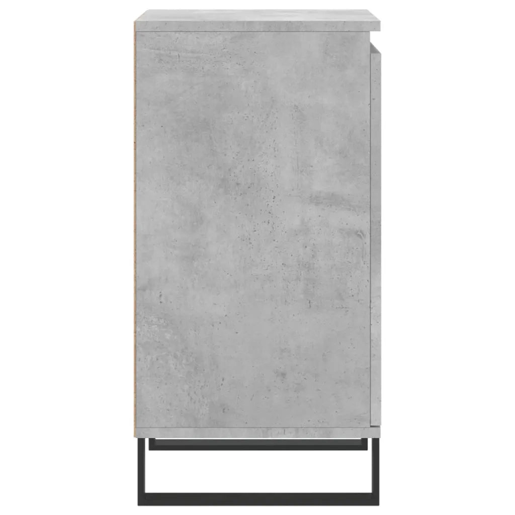 Credenze 2 pz Grigio Cemento 40x35x70 cm in Legno Multistrato 831077
