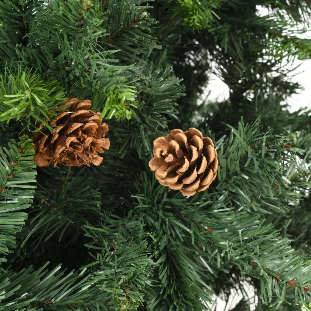 Albero di Natale Artificiale con Pigne Verde 210 cm 284316