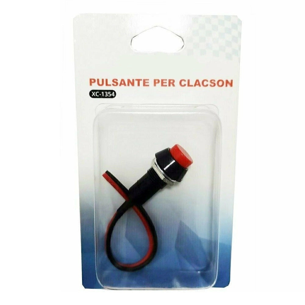 Trade Shop - Pulsante Di Ricambio Per Clacson Auto 1 Pezzo Interruttore Universale Xc -1354 -