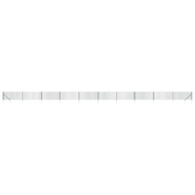 Recinzione da Giardino | Recinzione Metallica con Picchetti Ancoraggio Verde 0,8x25 m