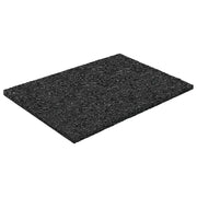 Pad per patio in granuli di gomma Nero 6 x 9 x 0,3 cm Gomma CFW8107929