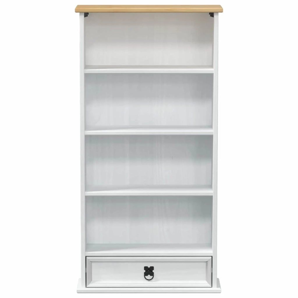 Mobile per CD Bianco 52 x 17.5 x 103 cm Pino massello CFW2840857
