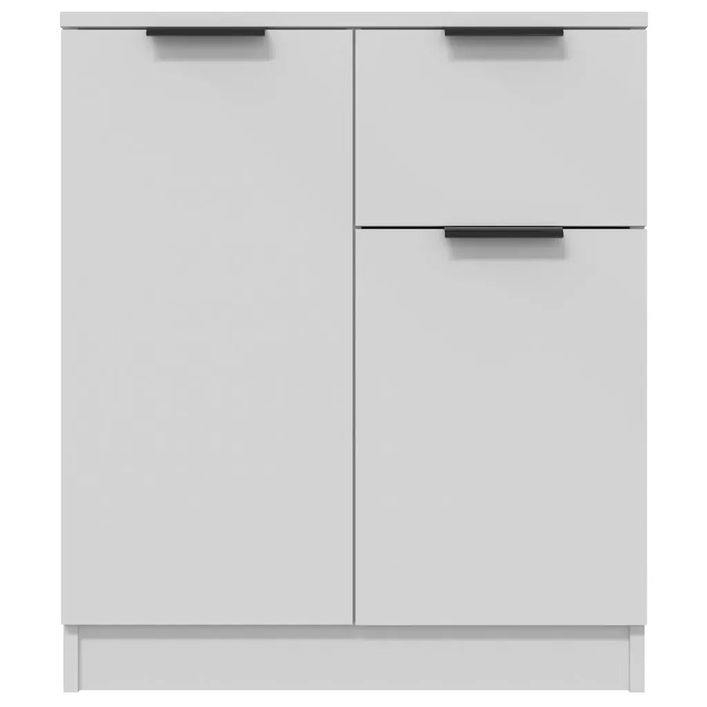 Credenza-Buffet-Armadio da cucina Bianca 60x30x70 cm in Legno Multistrato 673345
