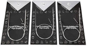 Aghi da cucire a mano 43 cm - Aghi rotondi - 11 misure - Acciaio inossidabile - Leggero - Design duraturo
